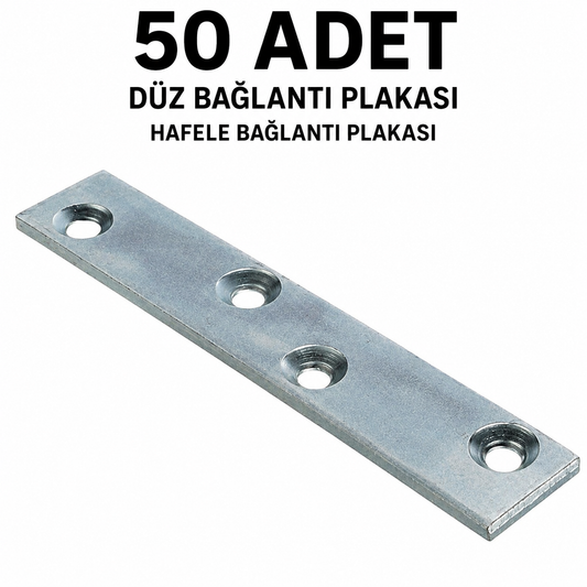 Hafele Bağlantı plakası galvaniz 100x15mm (50 adet)